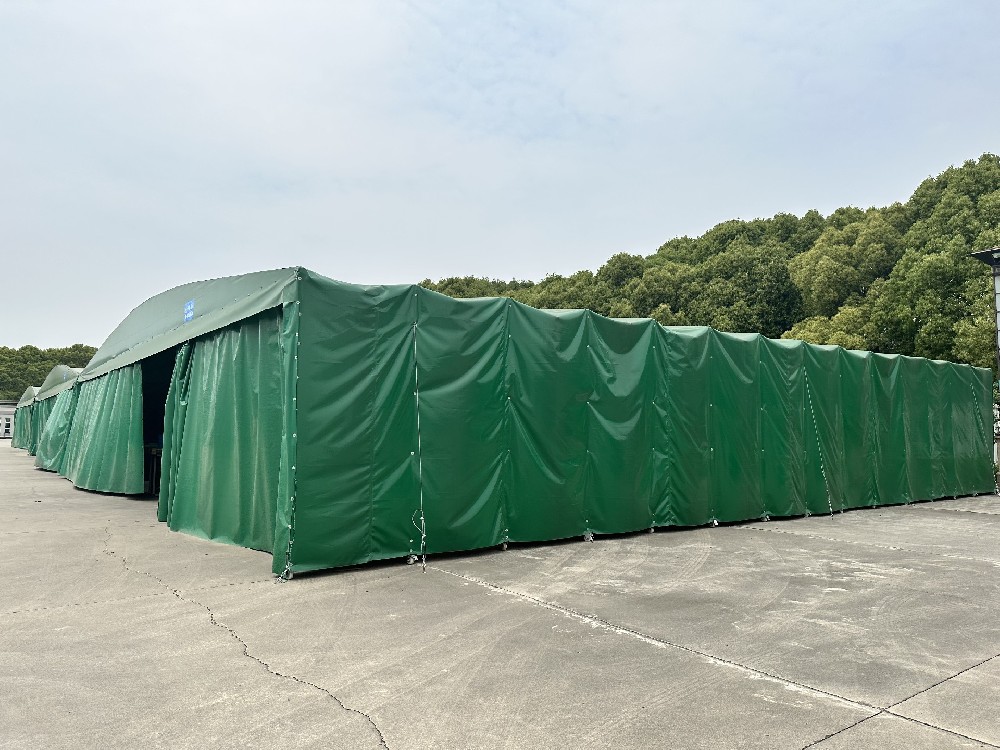 可移動伸縮推拉雨棚 91网站大量供應 大型電動（dòng）可伸縮推拉棚