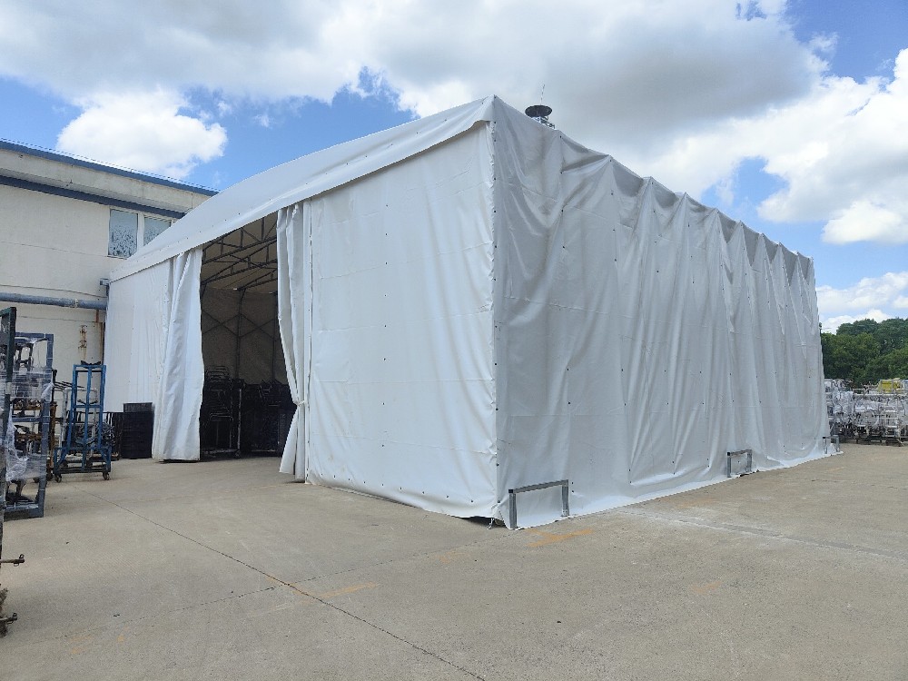 倉庫手動推拉雨棚