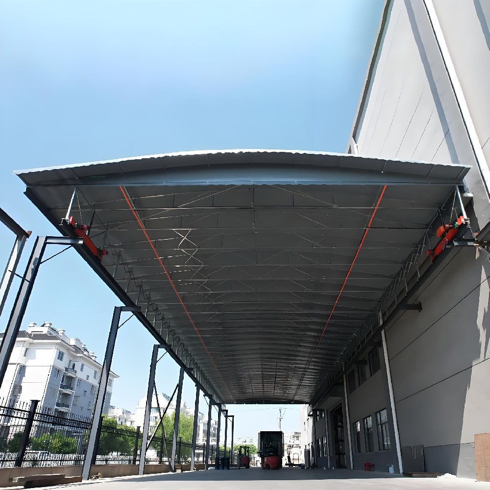 單邊（biān）立柱電動雨棚