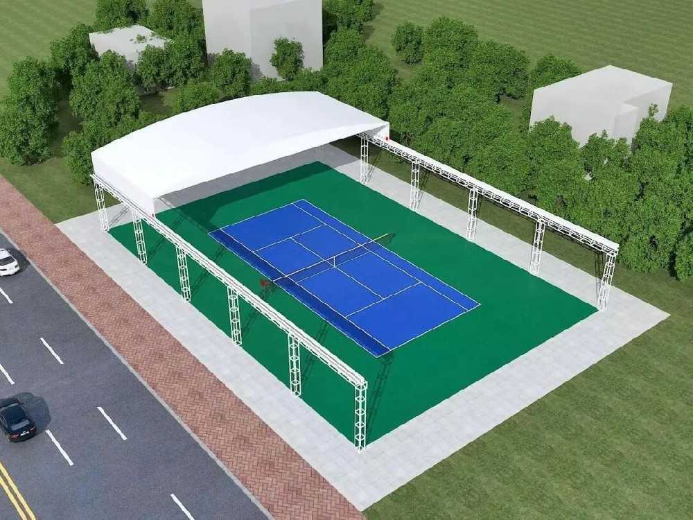 籃球（qiú）場電動雨棚