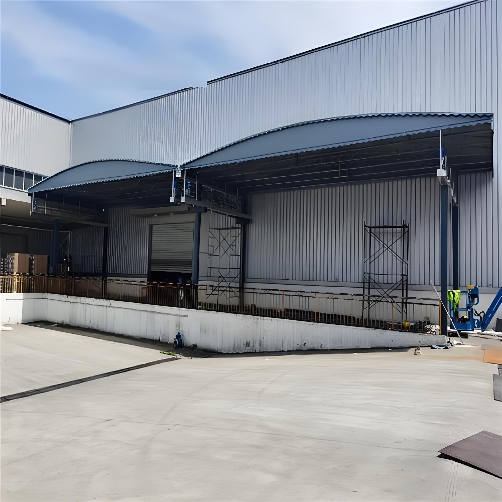 雙邊（biān）立（lì）柱雨棚